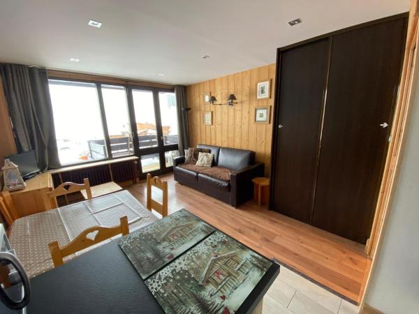 På billedet ses objektet Studio Sud, ski aux pieds, idéal 4 pers., Tignes - FR-1-449-45 beliggende i byen Tignes.