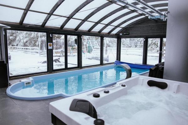 Kuvassa näkyy kohde Domki wypoczynkowe LAS, joka sijaitsee kaupungissa Lińsk.