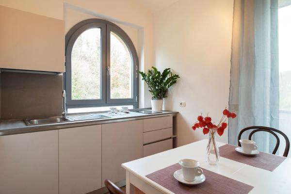 På billedet ses objektet PianPieve Family Apartments vicino Assisi beliggende i byen Assisi.