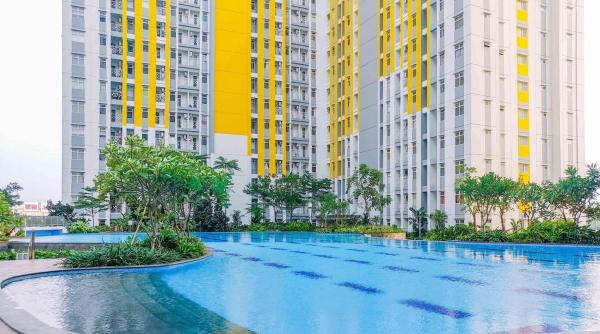 Kuvassa näkyy kohde Apartemen The Springlake Summarecon by Cheapinn, joka sijaitsee kaupungissa Rawabugel.