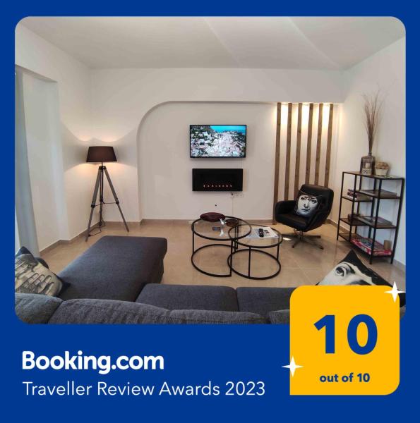 A la foto es mostra l'objecte Grey Swan - Modern & Stylish apartment with Private Parking situat a la ciutat de Volos.