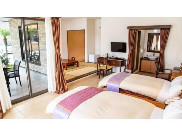 På billedet ses objektet Hachijojima Hotel Resort Sea Pillows - Vacation STAY 53297v beliggende i byen Mitsune.