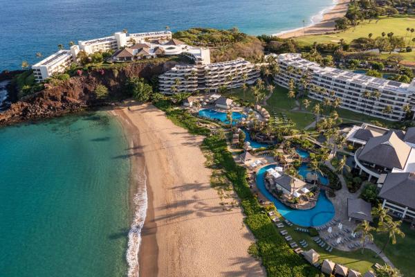 På bilden syns objektet Sheraton Maui Resort & Spa som ligger i staden Lahaina.