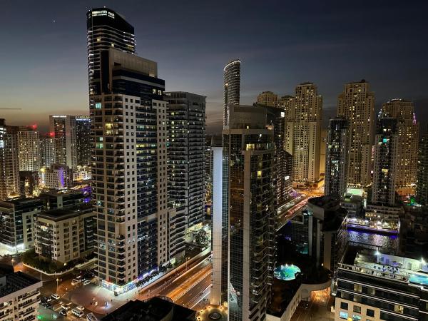 Na fotografii je vidět objekt Nice 2 bedroom apartment-minimum 5 night nacházející se ve městě Dubaj.