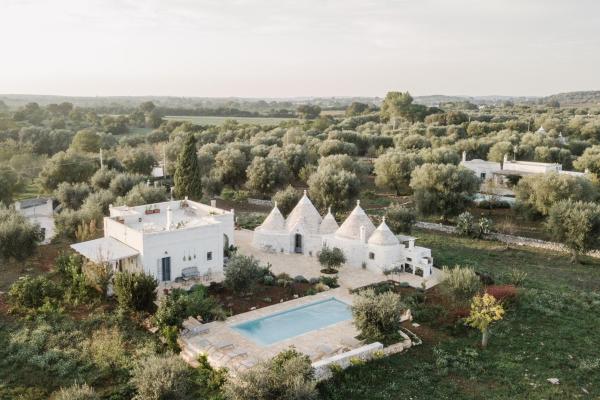Na zdjęciu widoczny jest obiekt Masseria Silentio - Ostuni, Villa w private pool położony w mieście Ostuni.