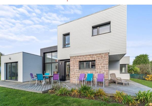 Villa 4 éToiles à 50m La Plage Tranquille Et Lumineuse à Tregastel - Réf 135 - Trébeurden