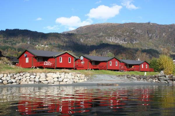 På bildet vises objektet Sauda Fjord Camping som ligger i byen Saudasjøen.