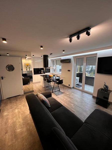 Auf dem Foto ist das Objekt Makowy Apartament Konin in der Stadt Daninów zu sehen.