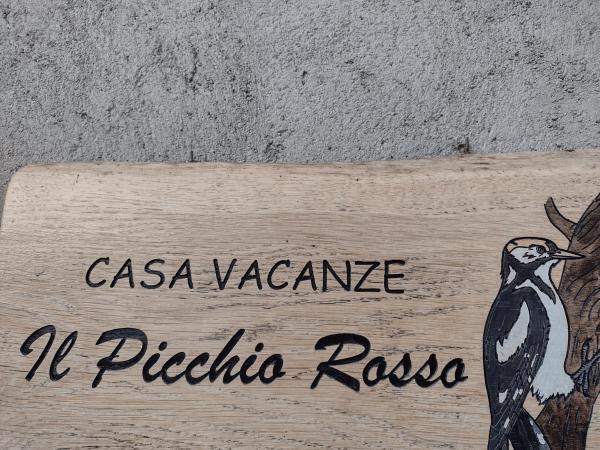 På billedet ses objektet Casa vacanze il Picchio Rosso beliggende i byen Mantello.