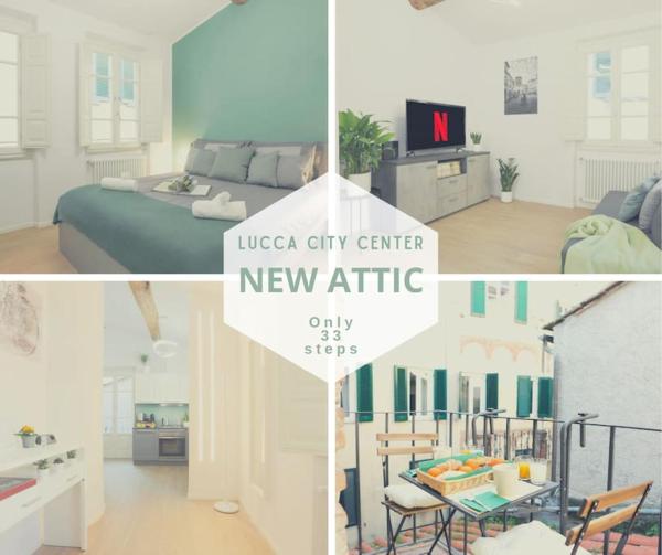 Auf dem Foto ist das Objekt *NEW ATTIC*-Lucca CityCenter-Balcony-Netflix in der Stadt Lucca zu sehen.
