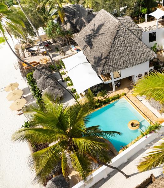 A la foto es mostra l'objecte Alladin Boutique Beach Hotel and SPA Zanzibar situat a la ciutat de Matemwe.