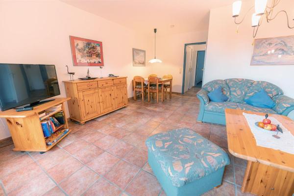 写真にはダンガスト市にあるFerienwohnung Seestern, FeWo Vermittlung Nordseeが写っています。