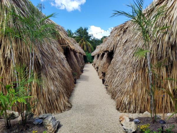 På billedet ses objektet Hakuna Matata Glamping beliggende i byen Bacalar.