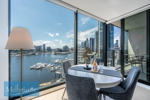 A la foto es mostra l'objecte Melbourne Private Apartments - Collins Wharf Waterfront, Docklands situat a la ciutat de Melbourne.