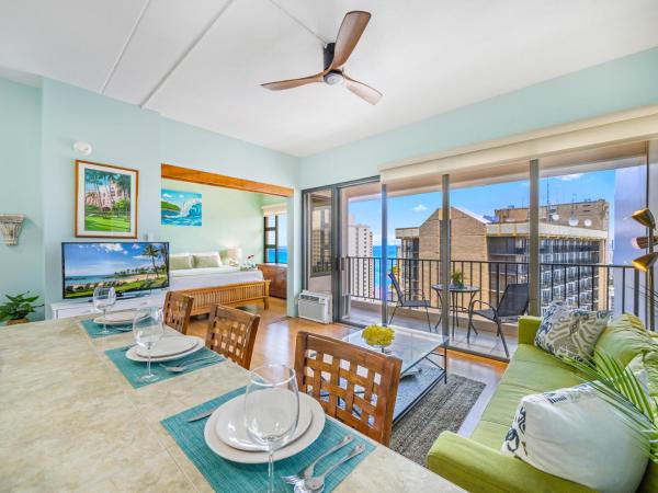 A la foto es mostra l'objecte Penthouse with fabulous ocean views & beach access situat a la ciutat de Honolulu.
