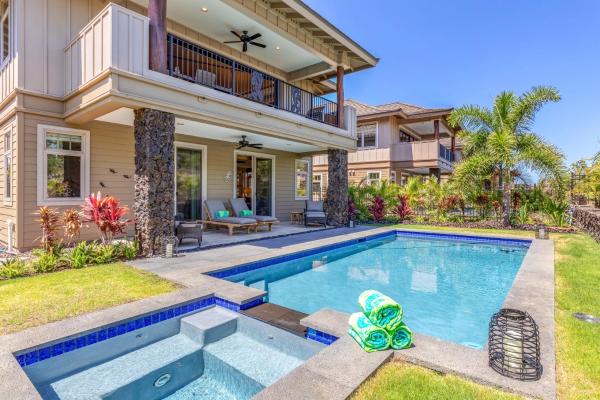 Na fotografii je vidět objekt 3Bd Kamilo 349 Home At Mauna Lani Resort nacházející se ve městě Puako.