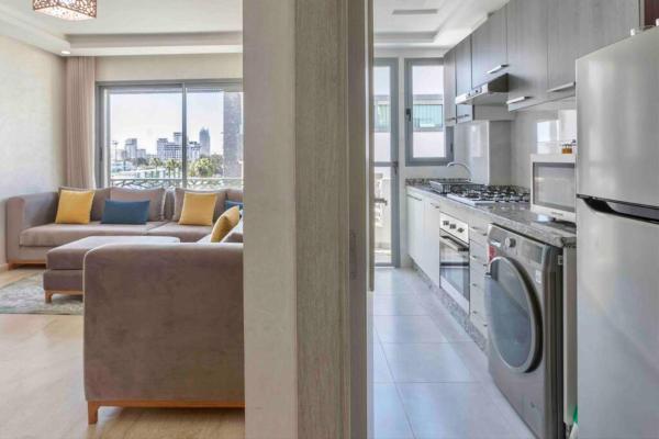 A la foto es mostra l'objecte Sunny OASIS 2 Bedrooms - By AppartAli situat a la ciutat de Casablanca.