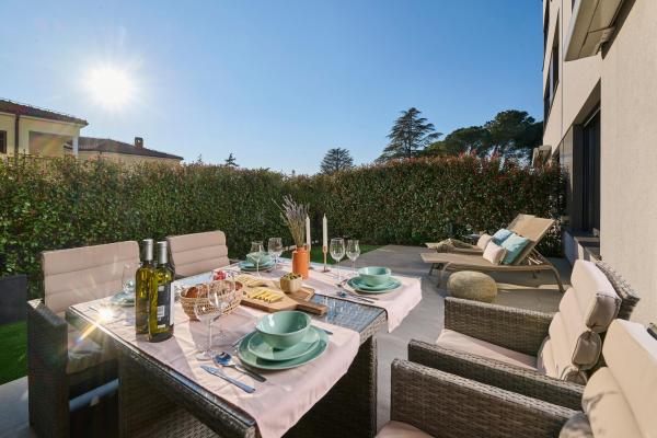 A la foto es mostra l'objecte Spada brand new apartment with garden 3 min from beach! situat a la ciutat de Poreč.