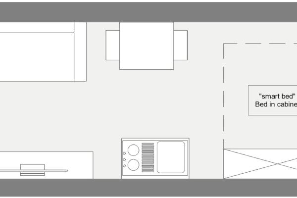 Foto 5: Staying, studio apt. 2