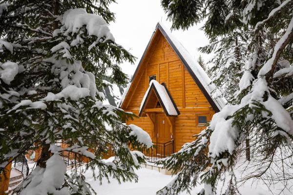 På billedet ses objektet ZlatAir Eco Chalet beliggende i byen Prorečane.