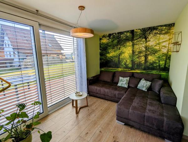 Na foto é possível ver o objeto Ferienhof-Dachsberg Wohnung Paradies localizado na cidade de Bermatingen.