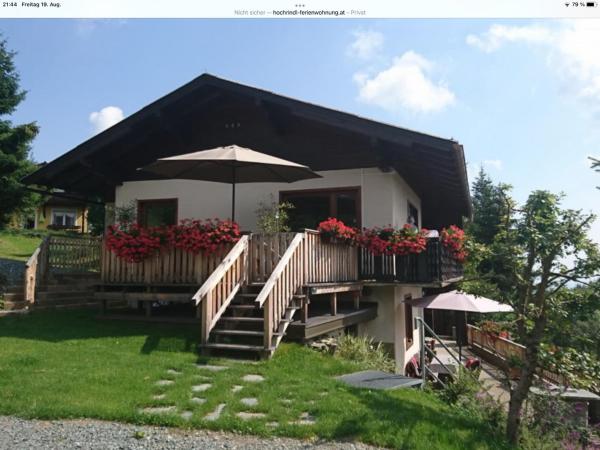 The photo shows the Haus Weitblick located in the city of Deutschgriffen.