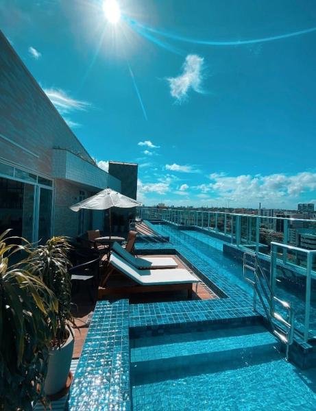 Nella foto è visibile l'oggetto Edifício Promenade II Apt 1108 -Mandi Hospitalidade situato nella città di Maceió.