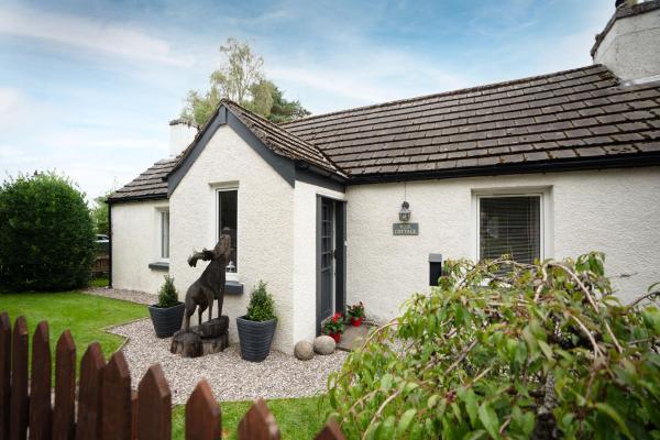 A la foto es mostra l'objecte Rose Cottage - Seasgair Lodges situat a la ciutat de Carrbridge.