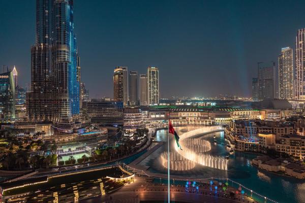 Na fotografii je vidět objekt Elite Royal Apartment - Full Burj Khalifa & Fountain view - Sovereign nacházející se ve městě Dubaj.