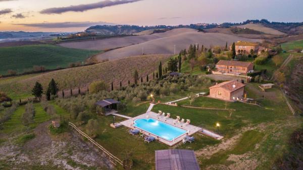 A la foto es mostra l'objecte VILLA LAJATICO Farmhouse with Private Pool situat a la ciutat de Peccioli.