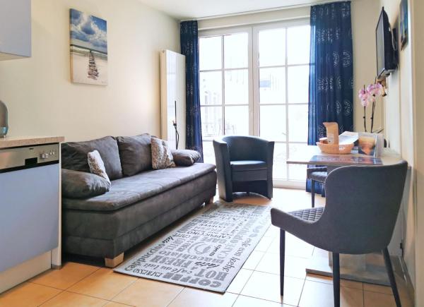 På billedet ses objektet Ferienwohnung Seestern (Ref. 128659u1) beliggende i byen Baabe.