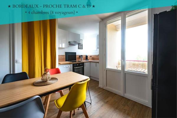 Life&Travel - Appart cosy - 4 chambres - Bordeaux, Bordeaux