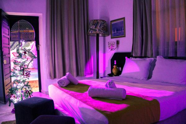 En la foto se muestra el objeto Majorel Perle Hôtel Riad Restaurant Picine & Spa ubicado en la ciudad de Marrakech.