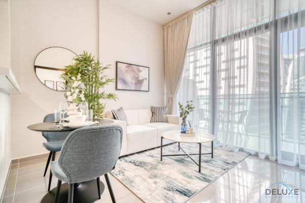 Na fotografii je vidět objekt Soothing 1BR at Merano Business Bay by Deluxe Holiday Homes nacházející se ve městě Dubaj.
