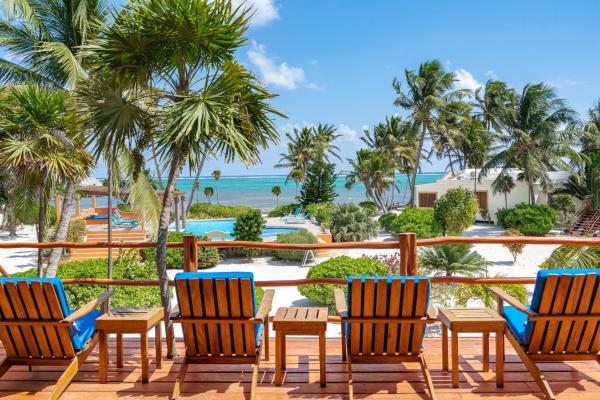 På bilden syns objektet La Perla del Caribe - Villa Pearl som ligger i staden Ambergris Cay.