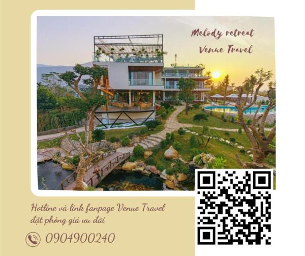 Na fotografii je vidět objekt Melody Retreat - Venuestay nacházející se ve městě Suối Sao.