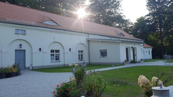 A la foto es mostra l'objecte Gästehaus Vergissmeinnicht situat a la ciutat de Guteborn.