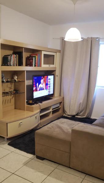 Na fotografii je vidět objekt Quarto em Apartamento Centro nacházející se ve městě Criciúma.