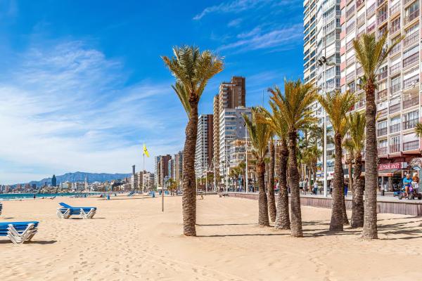 A la foto es mostra l'objecte VIRGINIA Levante beach apartments situat a la ciutat de Benidorm.