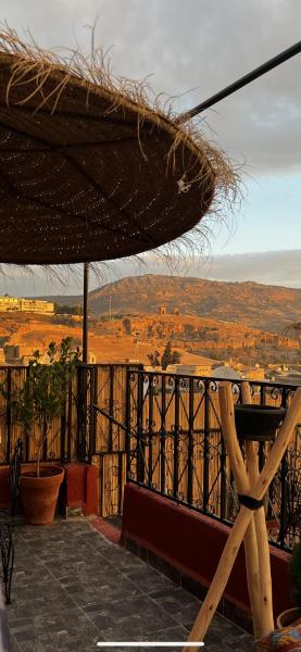 写真にはフェズ市にあるRiad Abqari Youssefiが写っています。