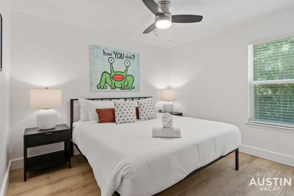 A la foto es mostra l'objecte Recently Renovated E Austin Duplex and Free Parking situat a la ciutat de Austin.
