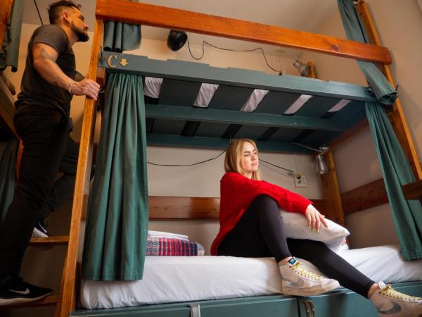 The photo shows the Green Tortoise Hostel Seattle located in the city of Seattle.