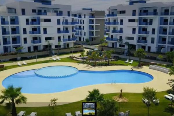 På billedet ses objektet Super appartement vue sur mer et à 2 minutes de la plage de Martil. beliggende i byen Martil.