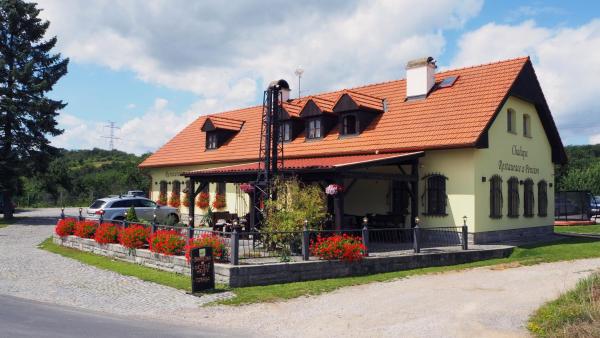 Kuvassa näkyy kohde Restaurace a pension Chalupa, joka sijaitsee kaupungissa Hlásná Třebaň.