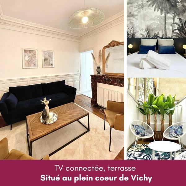A la foto es mostra l'objecte Le Bleu Royal situat a la ciutat de Vichy.