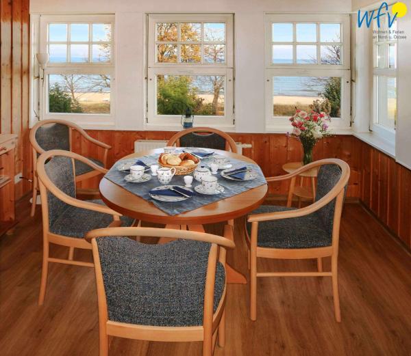 A la foto es mostra l'objecte Weisses Rössl Ferienwohnung Wellenreiter situat a la ciutat de Binz.