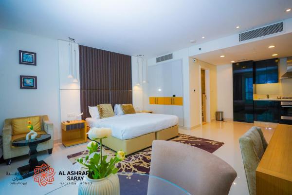 Na fotografii je vidět objekt Al Ashrafia Saray - Extraordinary Studio in Canal View nacházející se ve městě Dubaj.