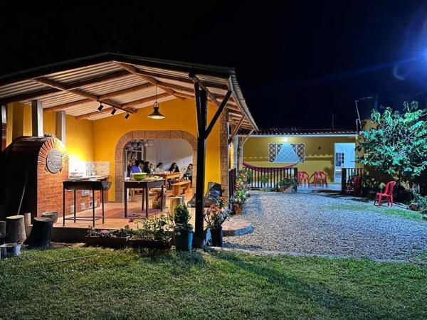 En la foto se muestra el objeto Casa campestre con vista a Cáqueza ubicado en la ciudad de Los Hornitos.