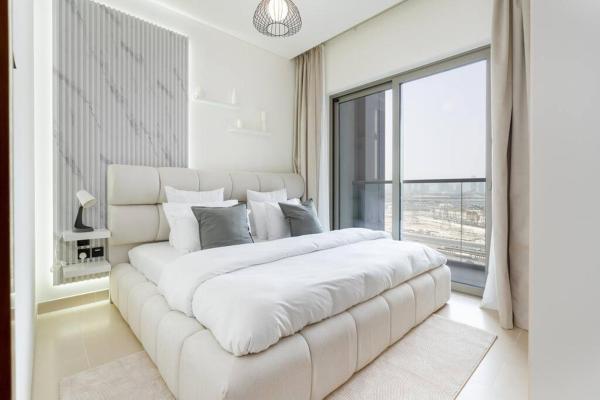 Na fotografii je vidět objekt Cozy 1bdr 10' from Burj Khalifa nacházející se ve městě Dubaj.