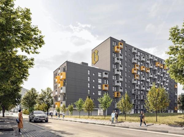 A la foto es mostra l'objecte Property Apart – Legnicka Business Center situat a la ciutat de Wrocław.